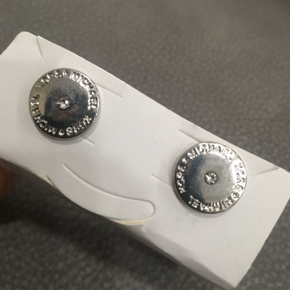 New Michael Kors stud earrings Silver